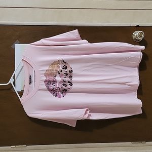 Pink Cheetah Lips T-shirt 5x
